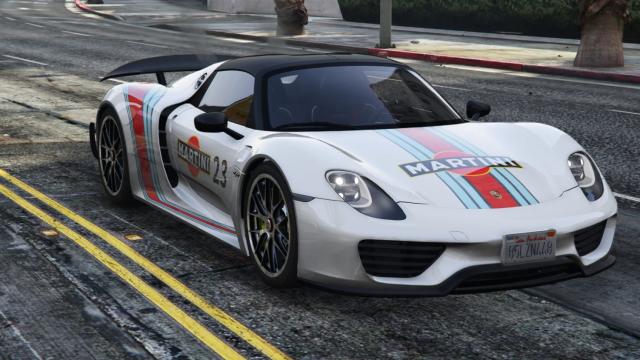 2015 Porsche 918 Spyder & Weissach Kit [Add-On | Real spoiler] for GTA 5