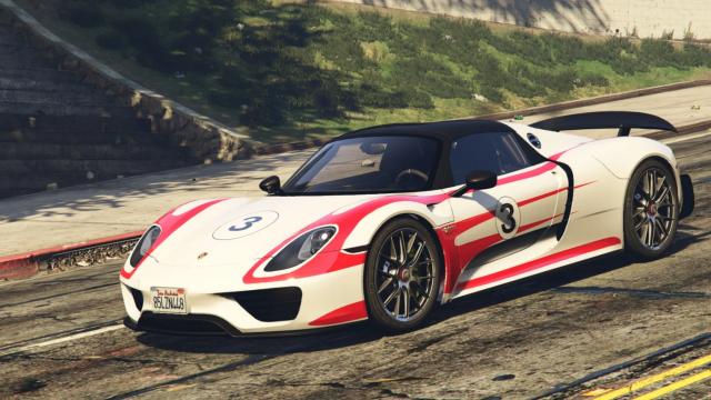 2015 Porsche 918 Spyder & Weissach Kit [Add-On | Real spoiler] for GTA 5