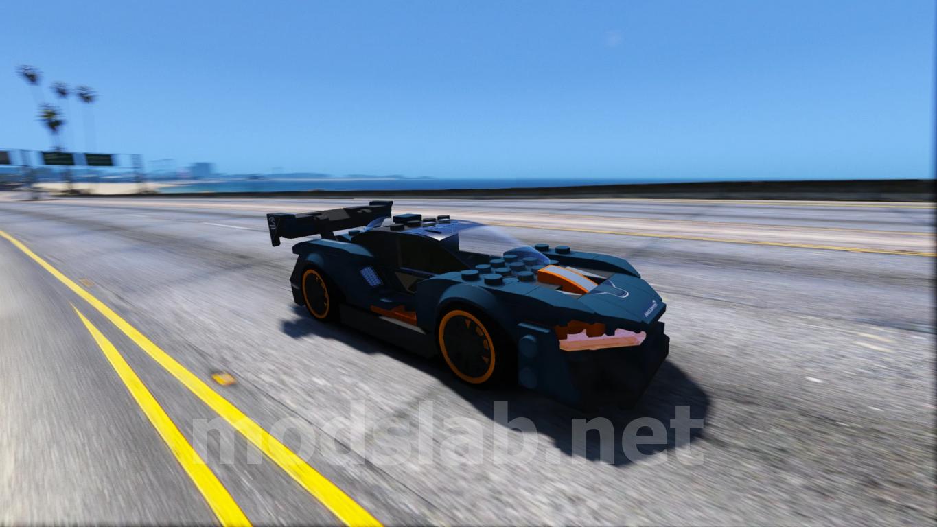 Скачать LEGO Mclaren Senna 2019 [Add-On / Replace | Template | OIV] для GTA  5