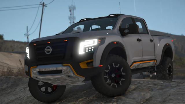 Nissan Titan Warrior 2017 [Add-On  Replace | Extras | Template | Tuning] for GTA 5