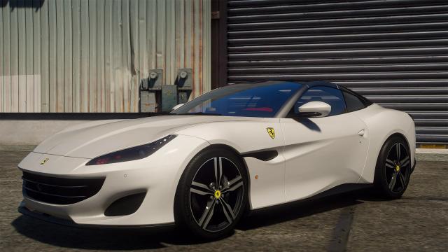 2018 Ferrari Portofino [Add-On | Extras | Animated window | Template] для GTA 5