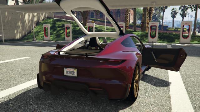 2020 Tesla Roadster [Add-On / FiveM | Extras] для GTA 5