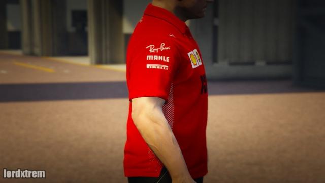 Scuderia Ferrari shirt for michael for GTA 5