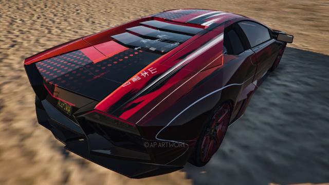 Lamborghini Reventon [Livery 5K-Yohji Yamamoto] for GTA 5