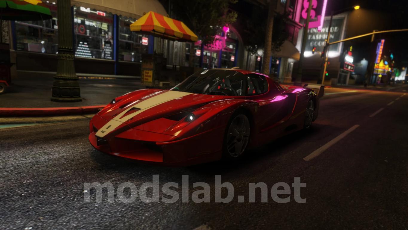 Скачать Ferrari FXX 2005 [Add-On / Replace | Template | Wiper | OIV] для GTA  5