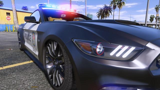 2015 Police Mustang GT [Add-On] for GTA 5