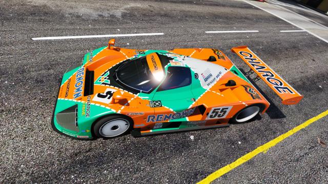 Mazda 787B #55 1991 [Add-On / Replace | Template | OIV | RHD] для GTA 5