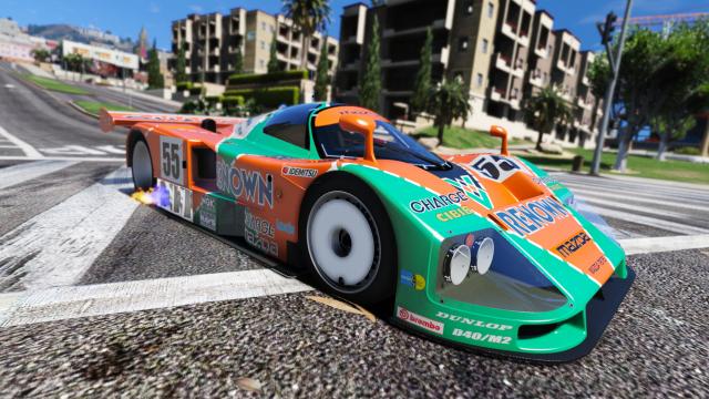 Mazda 787B #55 1991 [Add-On / Replace | Template | OIV | RHD] для GTA 5