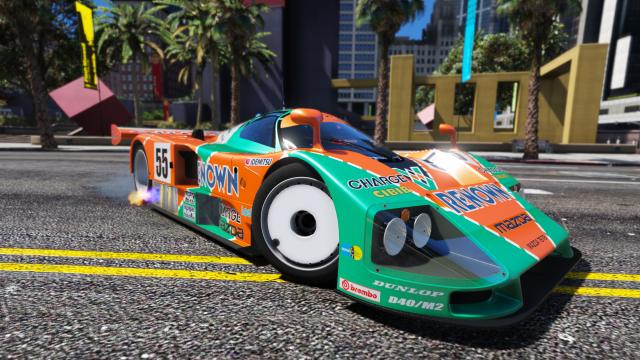 Mazda 787B #55 1991 [Add-On / Replace | Template | OIV | RHD] для GTA 5