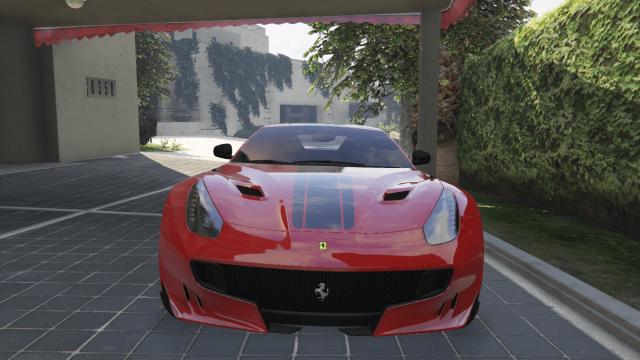 Ferrari F12 TDF StripesFull Carbon Fiber for GTA 5