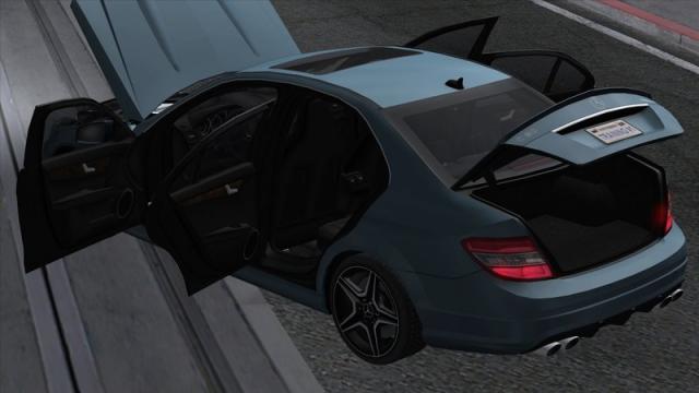 Mercedes-Benz C 63 (W204) '10 [IVF | VehFuncs] для GTA San Andreas