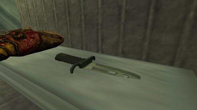 M9 Bayonet (Crowbar reskin) для Half-Life