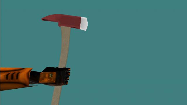 Fire Axe for Crowbar for Half-Life