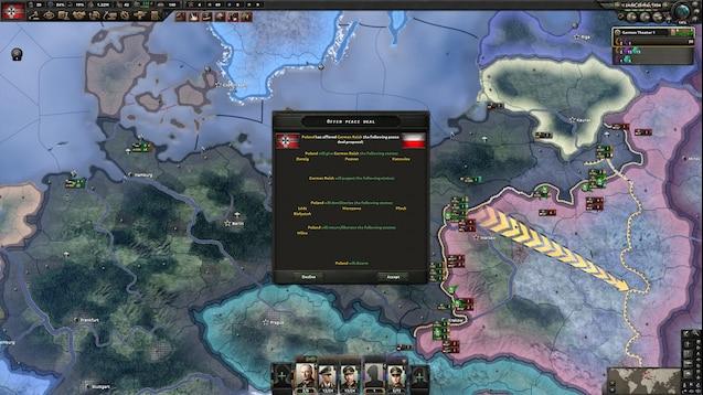 Peace Deals для Hearts Of Iron 4