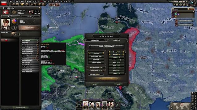 Peace Deals для Hearts Of Iron 4