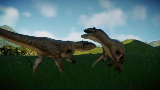 Adjusted Megalosaurus for Jurassic World Evolution 2