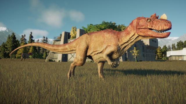 Revamped Ceratosaurus Model for Jurassic World Evolution 2
