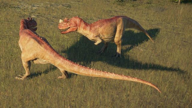 Новые модели цератозавров / Revamped Ceratosaurus Model для Jurassic World Evolution 2