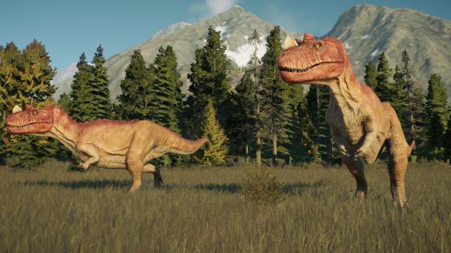 Revamped Ceratosaurus Model for Jurassic World Evolution 2