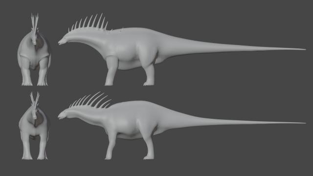 Amargasaurus but slightly better for Jurassic World Evolution 2