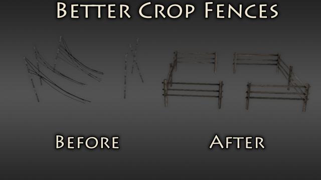 Улучшенный вид заборов / Better Crop Fences для Kenshi