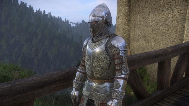 Серебряная рыцарская броня / Silver Knight Armor Spoa For KDC