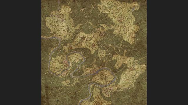 Высококачественная карта / High Resolution Kingdome Map With All Important Locations для Kingdom Come: Deliverance
