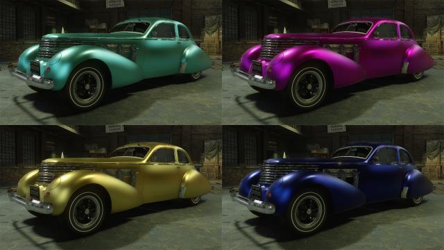 Смена цвета машин / Mafia DE Custom RGB Car Colors для Mafia: Definitive Edition