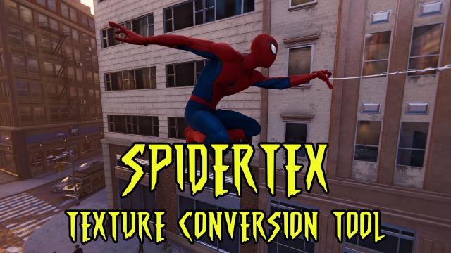 SpiderTex - Texture Conversion Tool для Marvel's Spider-Man Remastered
