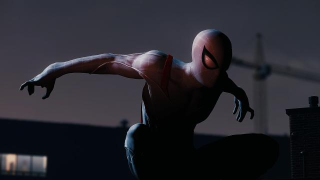 Black or White Secret War Suit для Marvel's Spider-Man Remastered