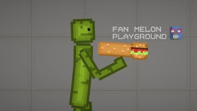 Sandwich gun for Melon Playground