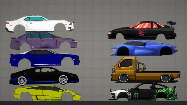 10 new cars для Melon Playground