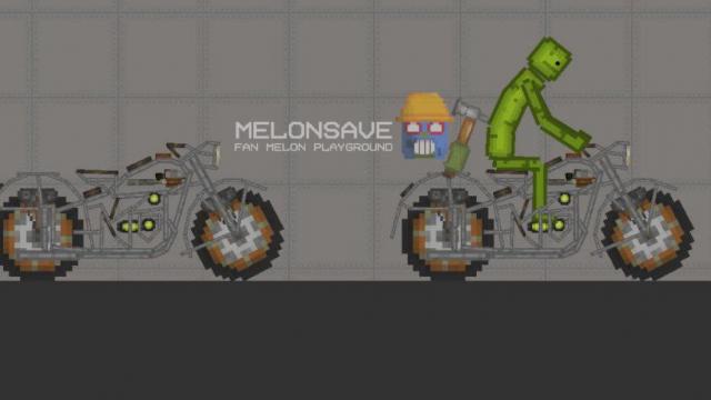 Мотоцикл / Motorcycle для Melon Playground