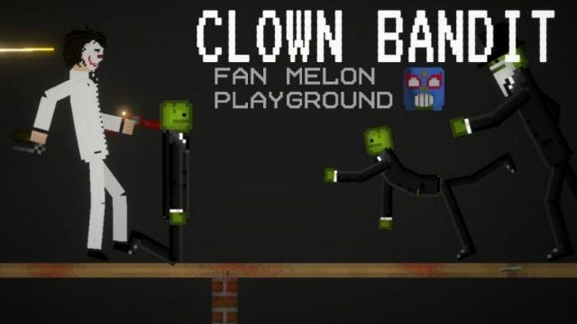 NPC Clown Bandit для Melon Playground