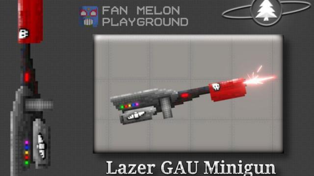 Laser Minigun для Melon Playground