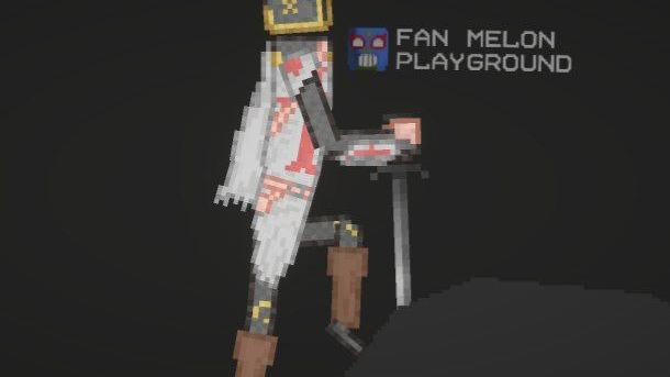 NPC Crusader для Melon Playground
