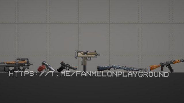 SF Weapons Pack for Melon Playground