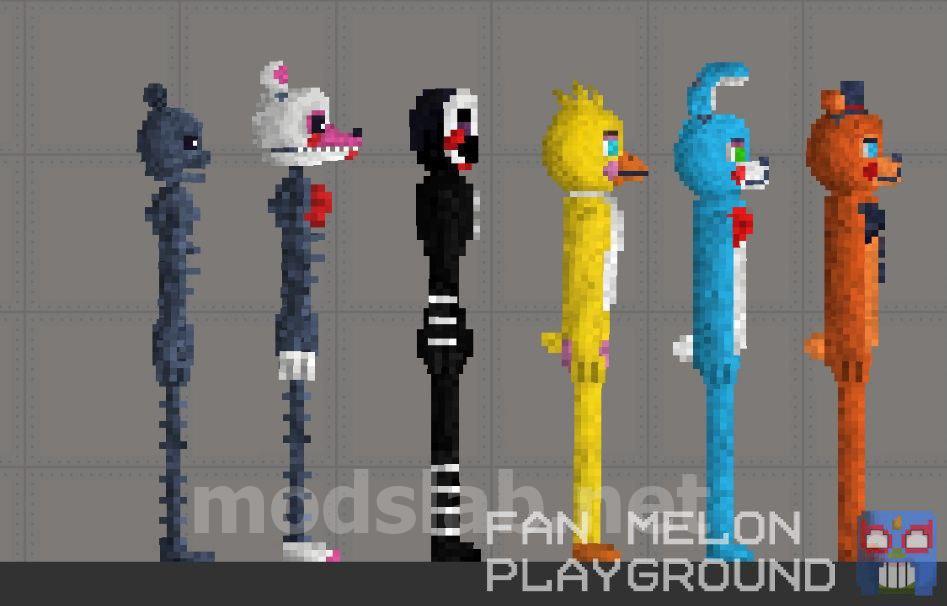 FNAF 2 pack for Melon Playground  Download mods for Melon Playground