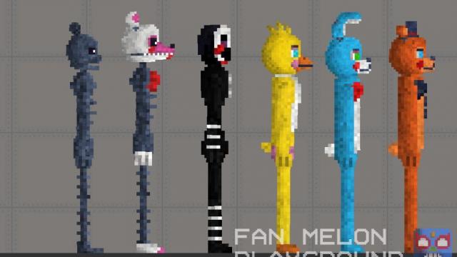 FNAF 2 pack для Melon Playground