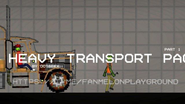 Heavy transport for Melon Playground