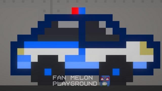 Toy Police Car for Melon Playground