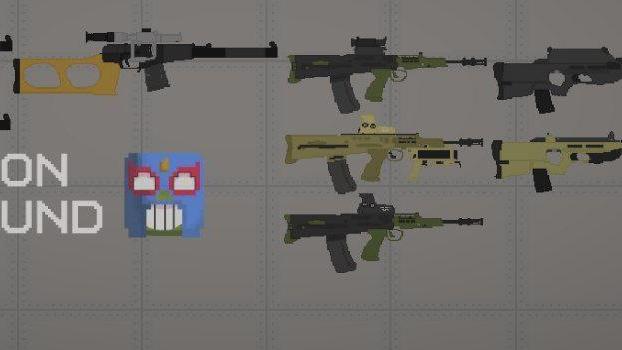 Realistic Weapons Pack для Melon Playground