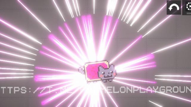 Nyan cannon for Melon Playground