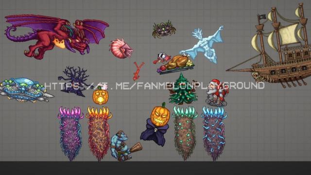 Bosses from Terraria for Melon Playground