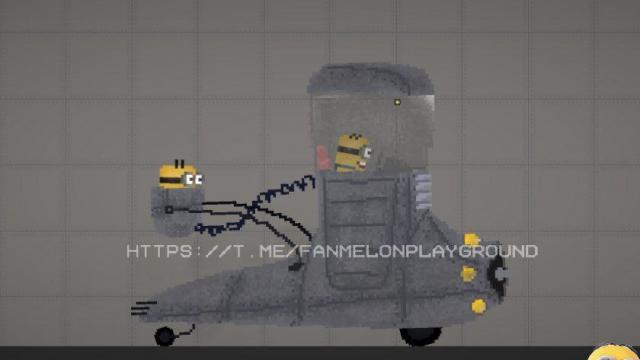 Gru's vehicle for minions for Melon Playground
