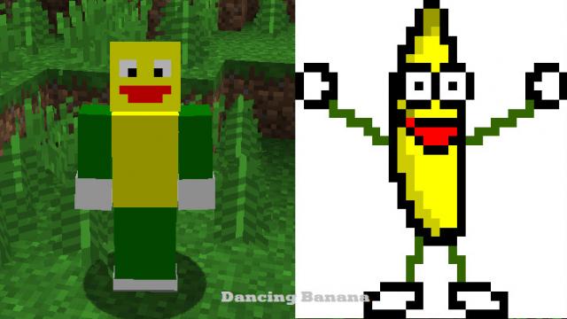 Танцующий банан / Dancing Banana для Minecraft