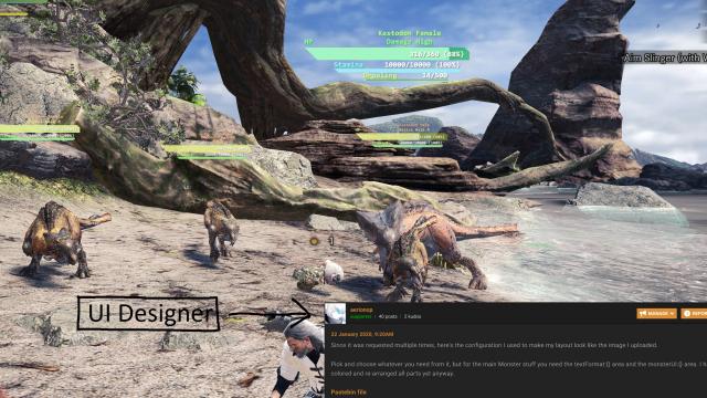 An Overlay That Shows Lots And Lots Of Stuff for Monster Hunter: World