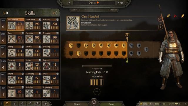 Respec Perks for Mount And Blade: Bannerlord