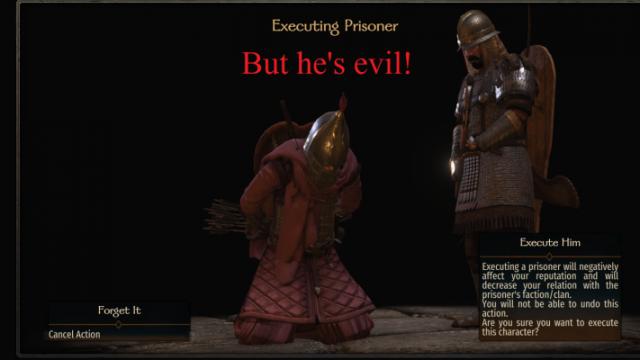 Righteous Executions for Mount And Blade: Bannerlord