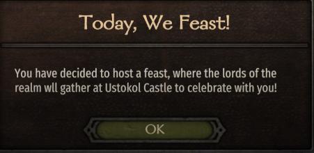 Today we Feast for Mount And Blade: Bannerlord